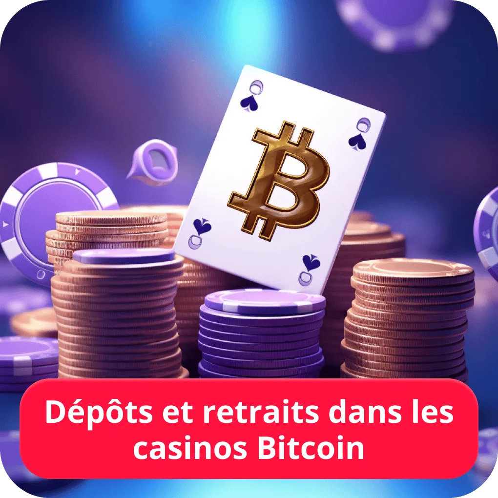 Dépôts et retraits dans les casinos Bitcoin 