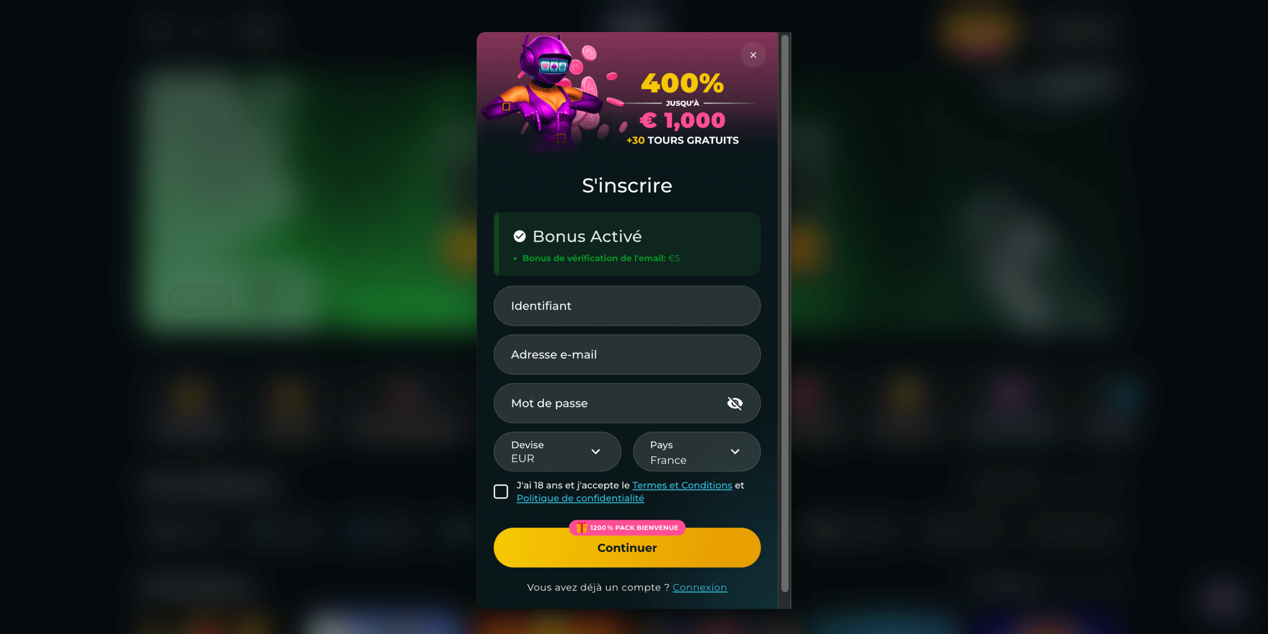 Guide étape par étape pour les joueurs en France